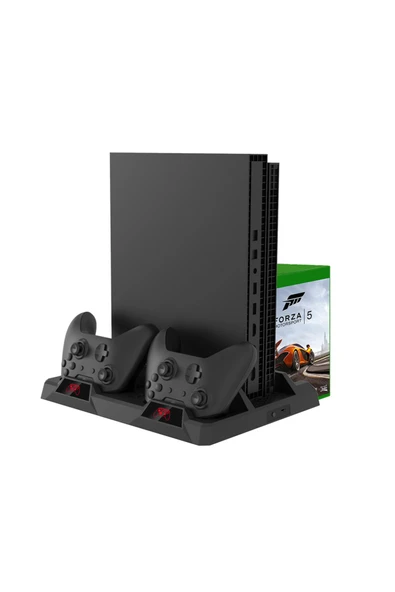 Xbox One X/s Uyumlu Çok Amaçlı Soğutucu Stand Şarj Istasyonu ürün görseli 1