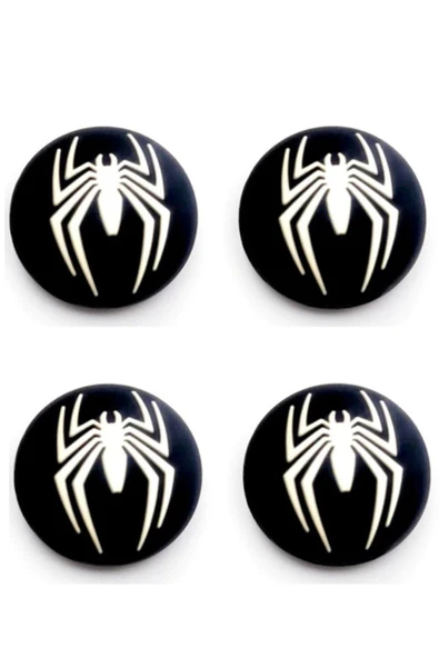 Spiderman Logo Ps3-ps4-ps5-xbox One-x-s-series X Series S Analog Koruyucu Silikon Pad ürün görseli 1