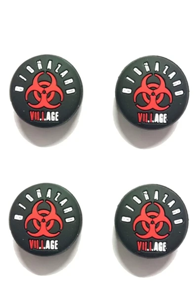 Resident Evil Village Ps3-ps4-ps5-xbox One-x-s-series X Series S Analog Koruyucu Silikon Pad ürün görseli 1