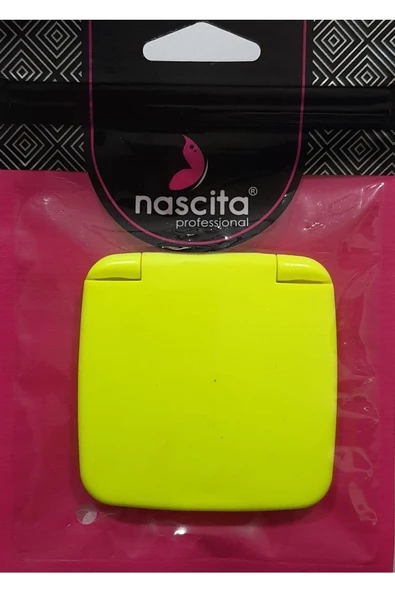 Nascita Kare Cep Ve Çanta Makyaj Aynası Sarı Nasayna00036 ürün görseli 1
