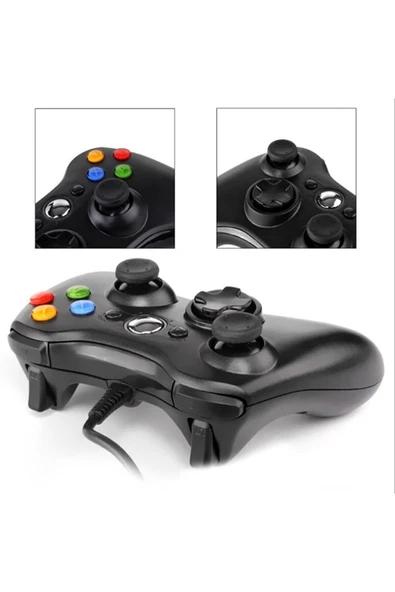 Kablolu Xbox 360 Pc Kol Kontroller Joystick - Resim 4