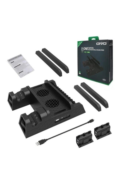 Xbox One Stand Fanlı Şarj Göstergeli Bataryalı Dock Xbox One X S ürün görseli 1