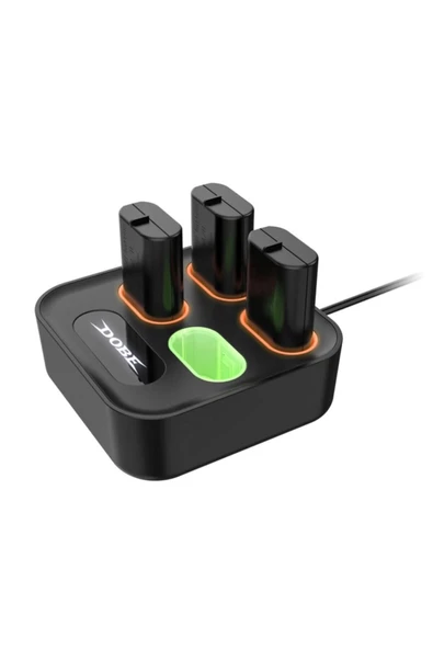 Xbox One / Xbox Series S/x Dörtlü Batarya Şarj Yuvası + 4 Adet Batarya ürün görseli 1