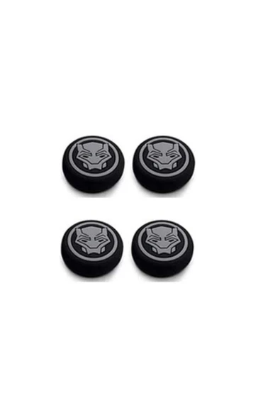 Black Panter Gri Xbox One-xbox S-xbox X Ps4 Ps5 Analog Koruyucu Silikon Pad ürün görseli 1