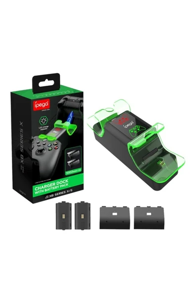 Xbox Series X/s Batarya Şarj Istasyonu Led Şarj Göstergeli Şarj Yuvası ürün görseli 1