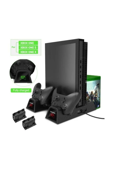 Microsoft Xbox One (s) (x) Fonksiyonel Stand + 2 Ad Batarya ürün görseli 1