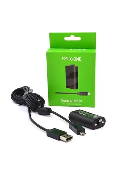 Microsoft Xbox One (s) Gamepad Şarj Kit Şarjlı Batarya Usb ürün görseli 1