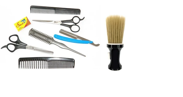 Alfa Set19 6Lı Berber Seti + Ense Fırçası ürün görseli 1