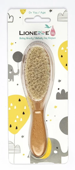Tarko Lionesse W-42 Ahşap Bebek Saç Fırçası ürün görseli 1