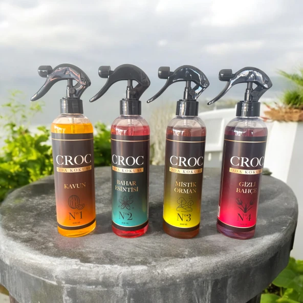 Croc Oda Kokusu 4 x 400ml Multi Set Oda Spreyi Ortam Kokusu ürün görseli 1