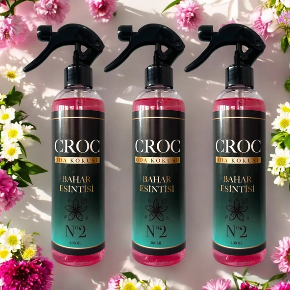Croc Oda Kokusu No:2 Bahar Esintisi 3 x 400ml Sprey Şişe ürün görseli 1