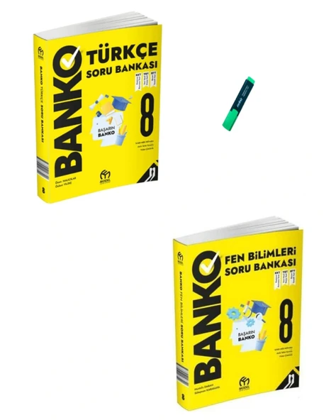 LGS 8. Sınıf Banko Serisi Türkçe ve Fen Bilimleri Soru Bankası ürün görseli 1