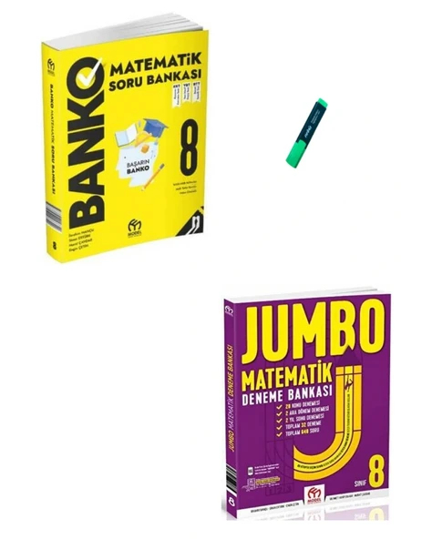 LGS 8. Sınıf Matematik Banko Soru Bankası ve Jumbo Deneme ürün görseli 1