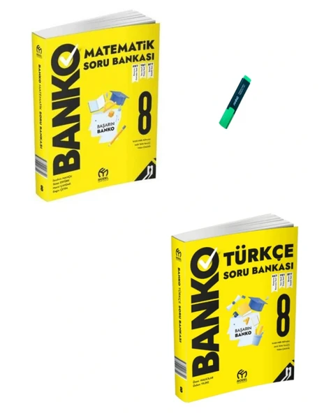 LGS 8. Sınıf Banko Serisi Matematik ve Türkçe Soru Bankası ürün görseli 1