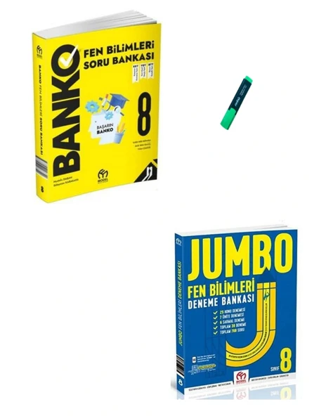 LGS 8. Sınıf Fen Bilimleri Banko Soru Bankası ve Jumbo Deneme ürün görseli 1