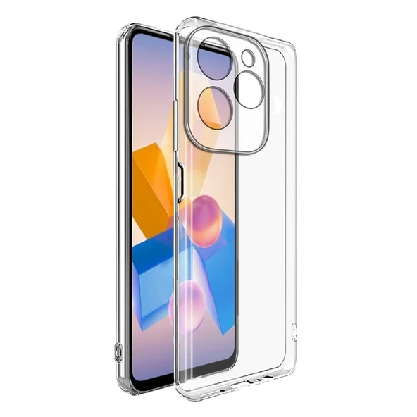 Gpack İnfinix Hot 40i uyumlu Kılıf Süper Silikon Kamera Korumalı Şeffaf ürün görseli 1
