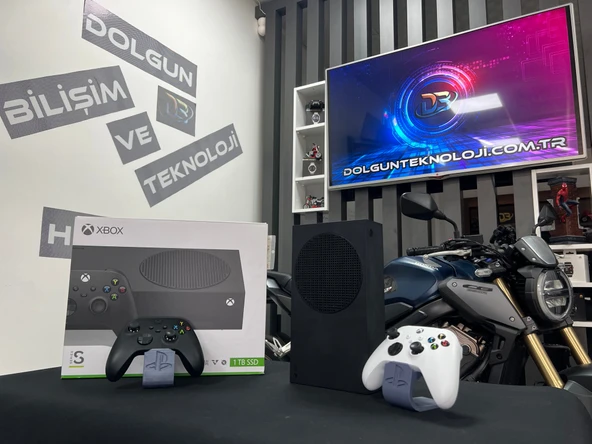 PTTAVM: Microsoft Xbox Series S 1 TB SSD Siyah Beyaz Çift Kol