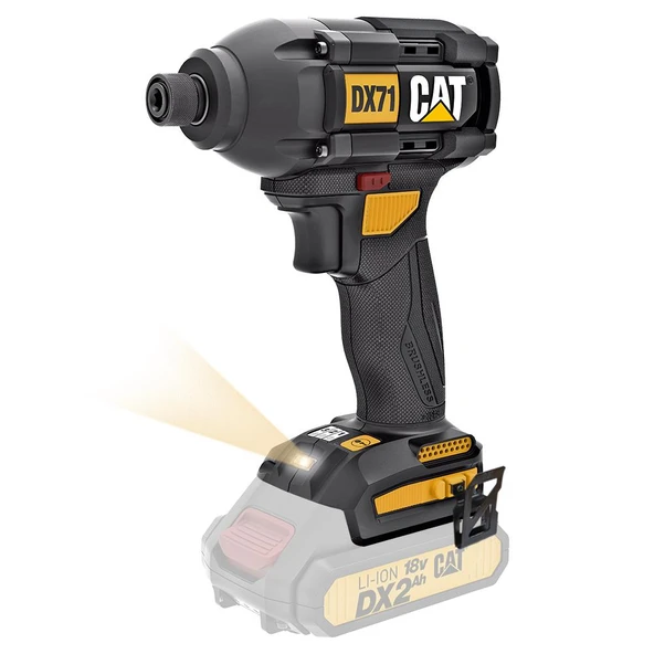CAT DX71B 18Volt 215Nm Kömürsüz Profesyonel Şarjlı Darbeli Tornavida (Akü Dahil Değildir) ürün görseli 1
