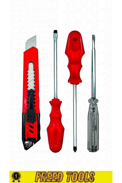 ontrol Kalemi Yıldız Ve Düz Tornavida Maket Bıcağı Tamirci Seti ürün görseli 1