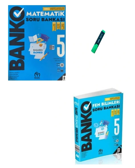 5. Sınıf Banko Serisi Matematik ve Fen Bilimleri Soru Bankası ürün görseli 1