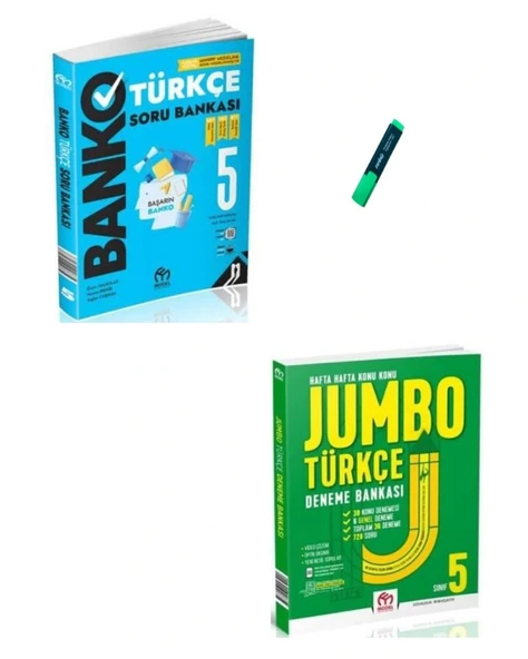5. Sınıf Türkçe Banko Soru Bankası ve Jumbo Deneme ürün görseli 1