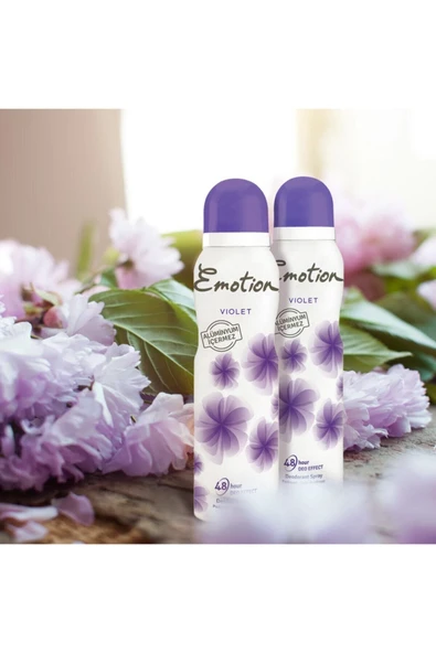 Emotion Deodorant Violet 150 ml - Resim 2