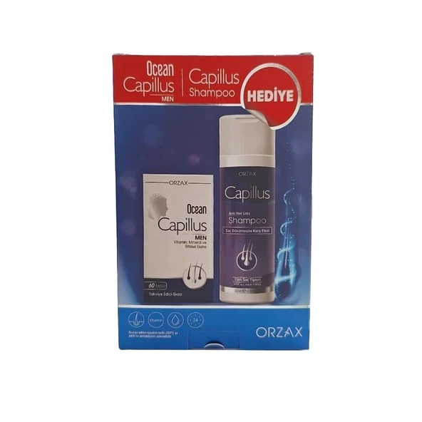 Ocean Capillus Men 60 Tablet + Capillus Shampoo 200ml Hediye ürün görseli 1