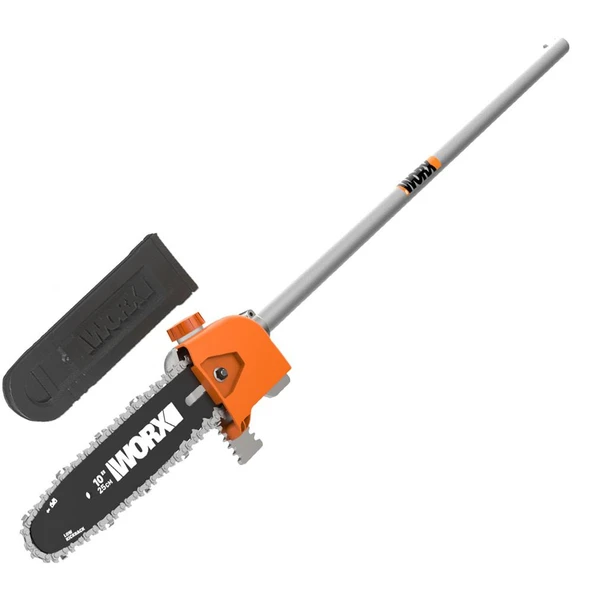 WORX WA0222 WG186E.1 ile Uyumlu 25CM Teleskobik Uzatmalı Zincirli Dal Budama Başlığı ürün görseli 1
