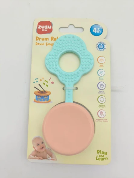 Zuzu Oyuncak davul Çıngırak Kartela 4215 ürün görseli 1