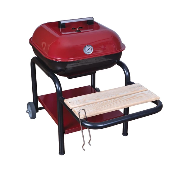 REKOR AYAKLI TEKERLEKLİ KAPAKLI BAHÇE  BARBEKÜ MANGAL ürün görseli 1