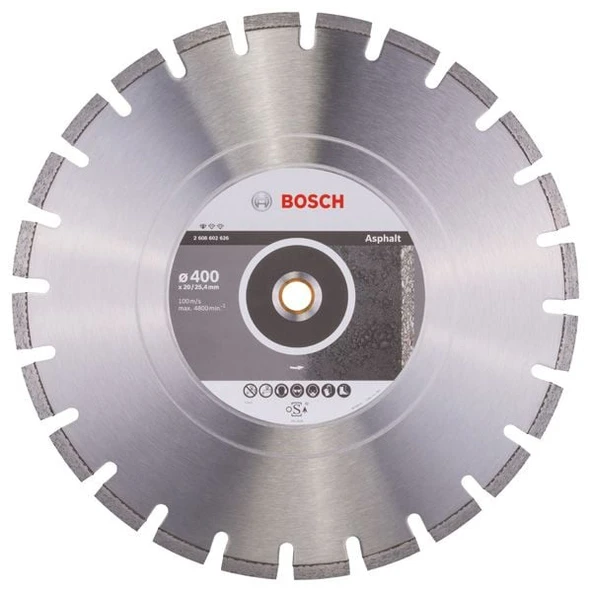 BOSCH Asfalt Kesme İçin Elmas Testere 400 mm ürün görseli 1