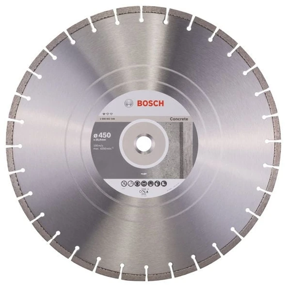 BOSCH Beton Kesme İçin Elmas Testere 450 mm ürün görseli 1