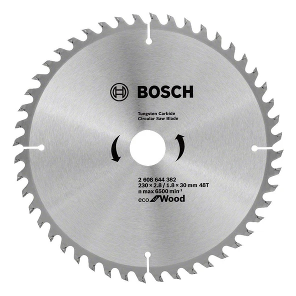 BOSCH Eco Wood 230 mm 48 Diş Ahşap Elmas Daire Testere ürün görseli 1