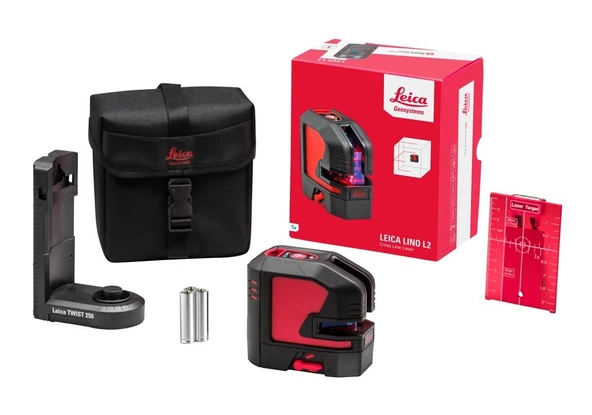 LEICA LINO L2Gs Çapraz Çizgili Yeşil Lazer Terazi ürün görseli 1