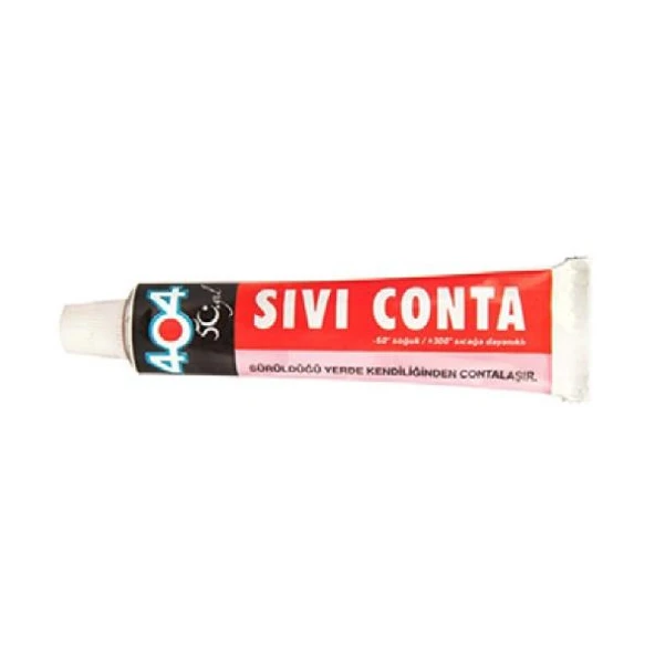 404 Sıvı Conta Kırmızı 45 Gr. - 404 ürün görseli 1