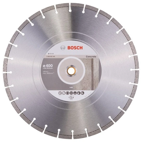 BOSCH Beton Kesme İçin Elmas Testere 400 mm ürün görseli 1