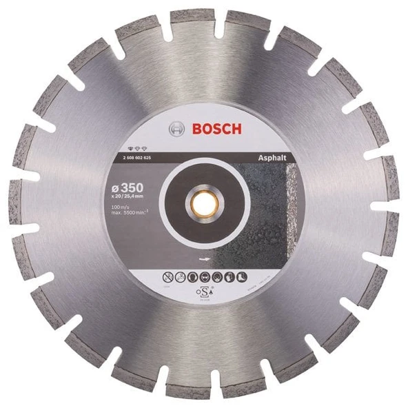 BOSCH Asfalt Kesme İçin Elmas Testere 350 mm ürün görseli 1