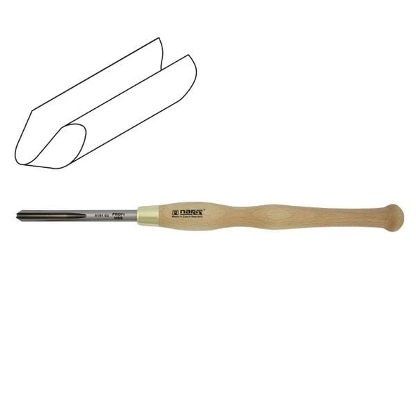 NAREX 819103 Kase Ağız HSS Ahşap Torna Bıçağı 13x150 mm ürün görseli 1