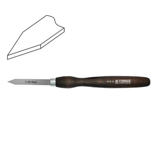 NAREX 817210 Sivri Ağızlı Ahşap Torna Bıçağı 14x105 mm ürün görseli 1
