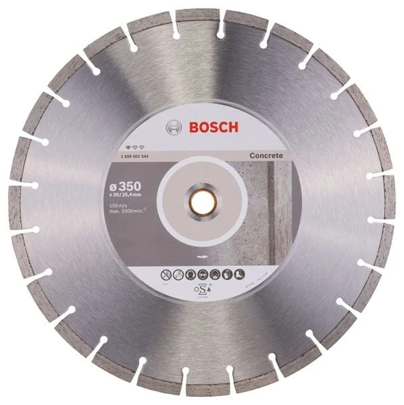 BOSCH Beton Kesme İçin Elmas Testere 350 mm ürün görseli 1