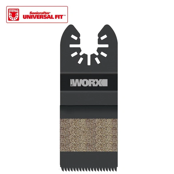 WORX WA4960 Çok Amaçlı Raspalama Makinası İçin 35x40mm Ahşap, PVC Universal Kesme ve Zımparalama Bıçağı ürün görseli 1