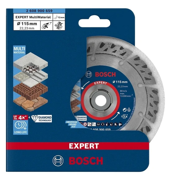 BOSCH EXPERT Multi Material Elmas Testere 115 mm - Resim 3