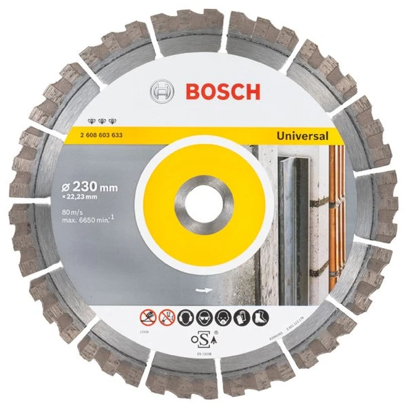 BOSCH Expert MultiMeterial Yapı Malzemeleri İçin Elmas Testere 230 mm ürün görseli 1