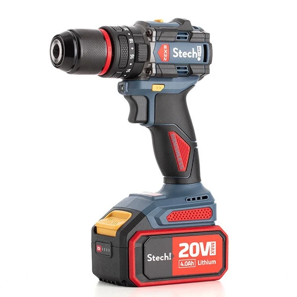 STECH END SX22-2/4.0 AH AKÜLÜ KÖMÜRSÜZ DARBELİ MATKAP ürün görseli 1