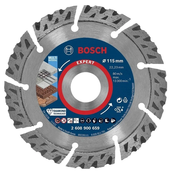 BOSCH EXPERT Multi Material Elmas Testere 115 mm ürün görseli 1