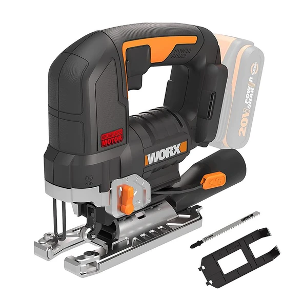 WORX WX542.9 20Volt Profesyonel Kömürsüz Dekupaj Testere (Akü Dahil Değildir) ürün görseli 1