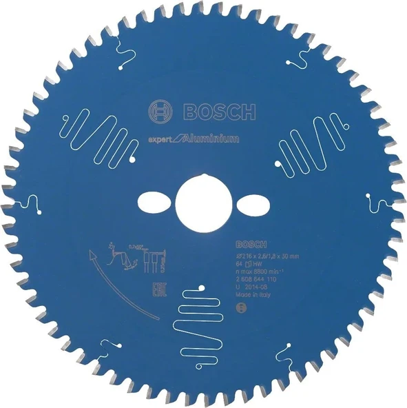 BOSCH Expert for Aluminyum 216x30x2,6 mm 64 Diş Aluminyum Elmas Daire Testere ürün görseli 1