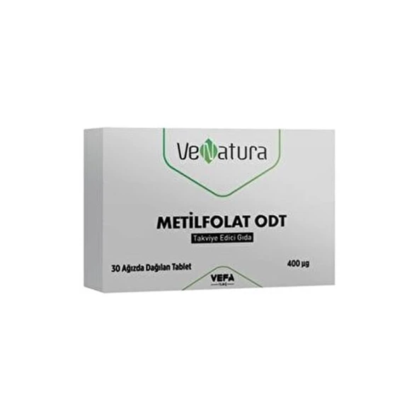 Venatura Metilfolat ODT 400 Mg 30 Tablet ürün görseli 1
