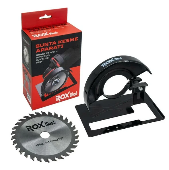 Rox Wood 0281 Avuç Taşlama Makinesi Sunta Kesme Aparatı 100 mm ürün görseli 1