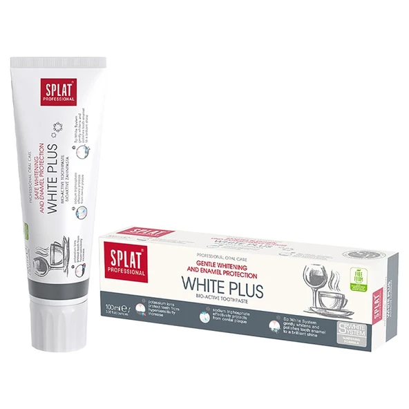 Splat White Plus Diş Macunu 100 ml ürün görseli 1